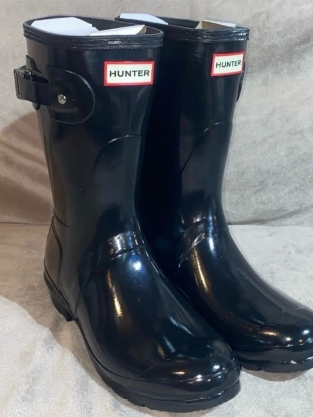 Women's Original Hunter Short Gloss Rain Boots women’s size 9 🆕
